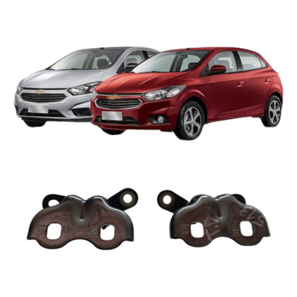 Par Dobradiças Porta Traseira Direita Prisma Onix 2013 2019