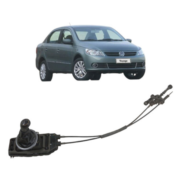 Alavanca Câmbio Cabos Gol Voyage 2008 2016