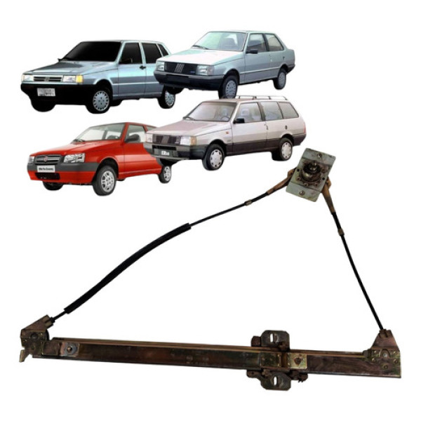 Maquina Vidro Manual Elba Premio Uno 1985 2013 Direito 2p