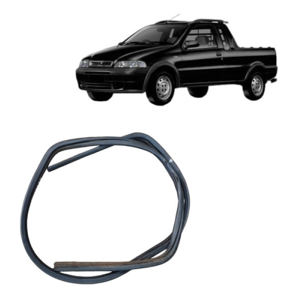Borracha Porta Esquerda Fiat Strada 2001 2005