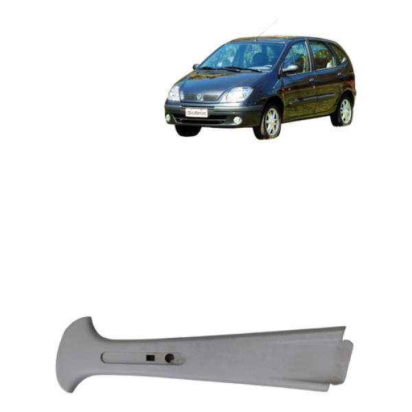 Moldura Acabamento Coluna Central Scenic 2003 2010 Esquerda