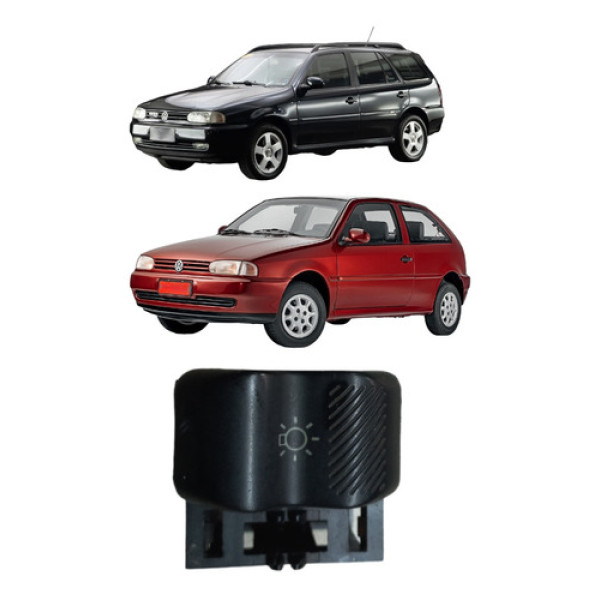 Botão Interruptor Chave Luz S/reostato Volkswagen Gol G2