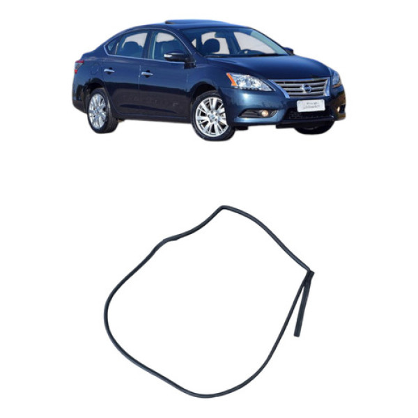 Borracha Vedação Porta Traseira Esquerda Nissan Versa 2014