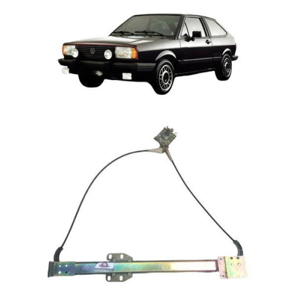Máquina Vidro Manual Direita Gol Quadrado 1987 A 1994