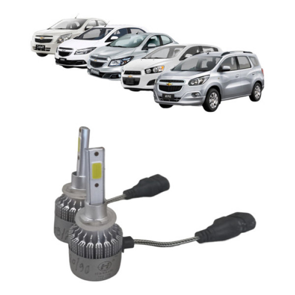 Par Lampada Led  Honesty Tp9 Onix Prisma Cobalt 2012 A 2018