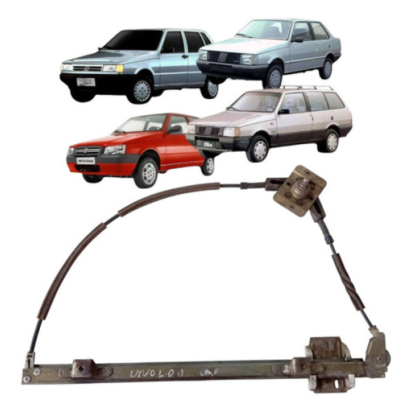 Maquina Vidro Manual Elba Premio Uno 1985 2013 Direito 2p