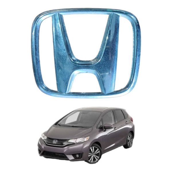 Emblema Grade Parachoque C/detalhe Honda Fit 2015 A 2017