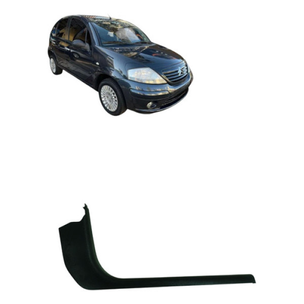 Soleira Porta Traseira Citroen C3 2003 2012 Esquerda