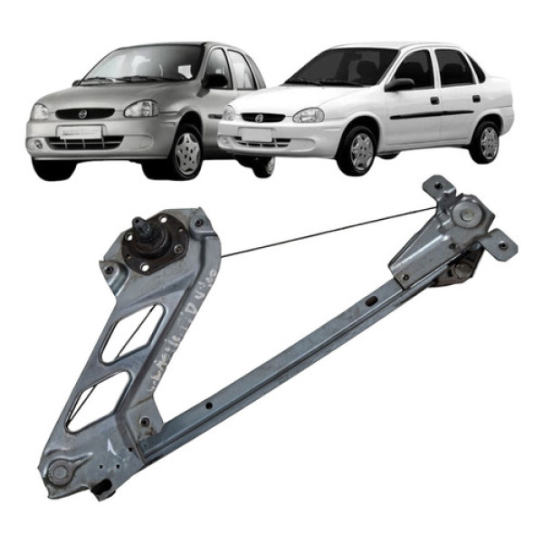 Maquina Vidro Manual Traseira Corsa 1994 2016 Direito