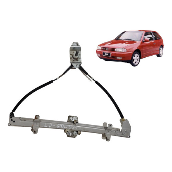Máquina Vidro Manual Direita Volkswagem Gol G2 2p 1994 1999