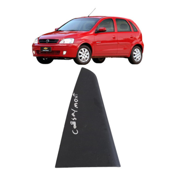 Acabamento Externo Porta Traseira Esquerda Corsa 2003 2012