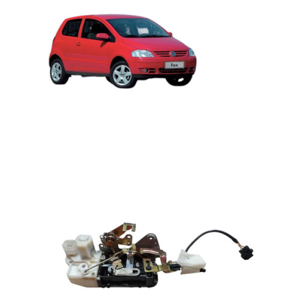 Fechadura Eletrica Porta Dianteira Fox 2004 2009 Esquerda