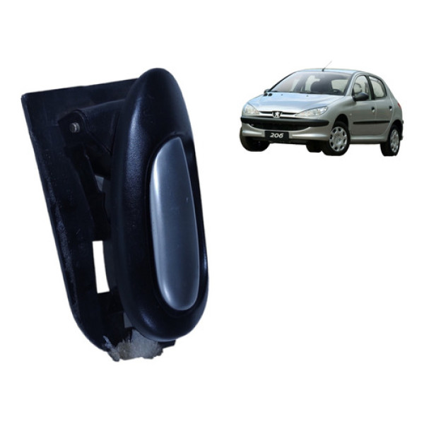 Maçaneta Interna Peugeot 206 2002 2009 Dianteiro Esquerdo