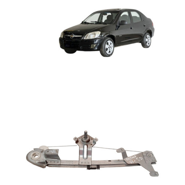 Maquina Vidro Manual Porta Traseira Prisma 2006 2012 Direita