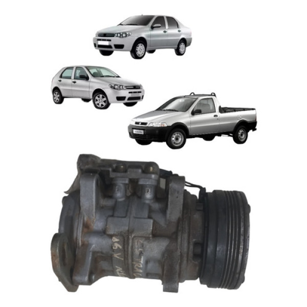 Compressor Ar Condicionado Strada Palio Siena 1998 A 2006