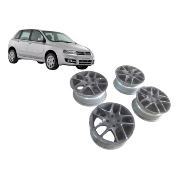 Jogo Rodas Fiat Stilo Aro 15 2003 A 2011