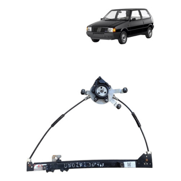 Máquina Vidro Elétrico Sem Motor Fiat Uno 2 Portas Esquerda