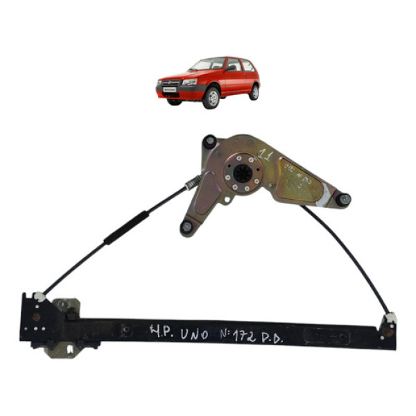 Maquina Vidro  Fiat Uno Sem Motor