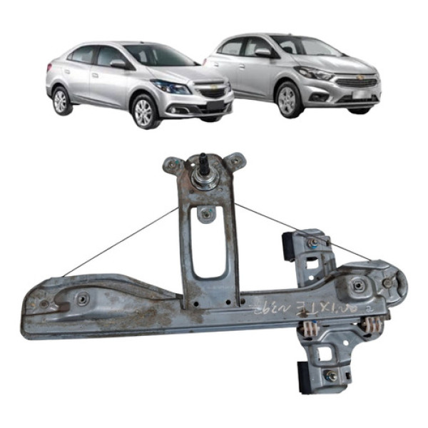 Maquina Vidro Manual Traseira Onix Prisma 2013 2019 Esquerda