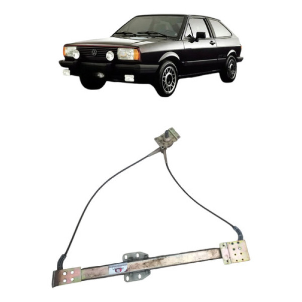 Máquina Vidro Manual Direito Gol Quadrado 1987 A 1994