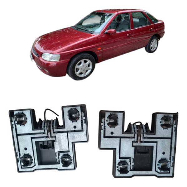 Par Circuito Soquete Lanterna Ford Escort 1997 2003