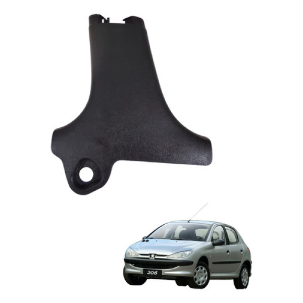 Moldura Coluna Inferior Esquerda Peugeot 206 2003 A 2010
