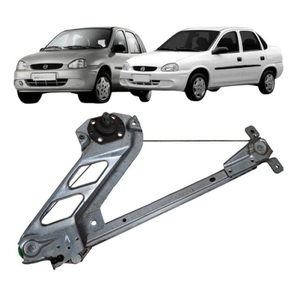 Maquina Vidro Manual Traseira Corsa 1994 2016 Direito