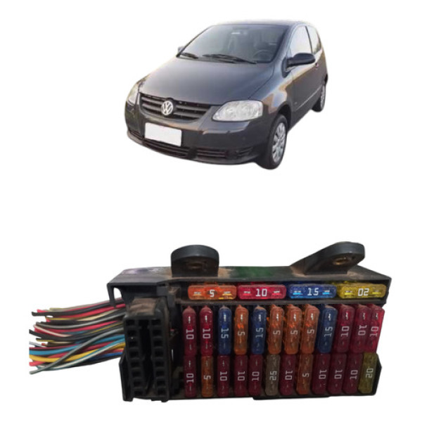 Caixa Fusivel Volkswagen Fox 1.0 2004 2012 Direito 