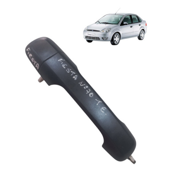 Macaneta Externa Traseira Fiesta 2002 2014 Esquerdo