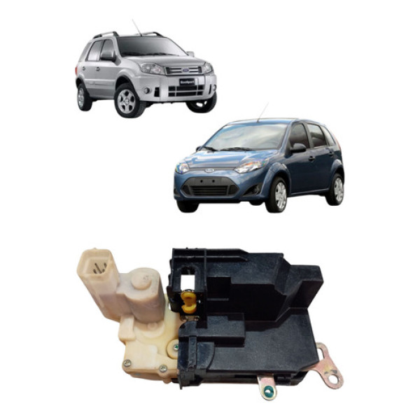 Fechadura Eletrica Porta Dianteira Fiesta 2003 2012 Esquerda