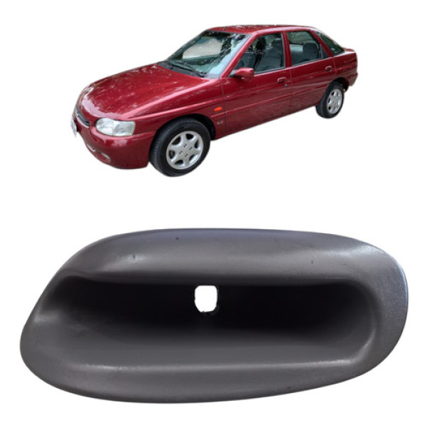 Puxador Interno Porta Traseira Escort 1997 2003 Esquerda