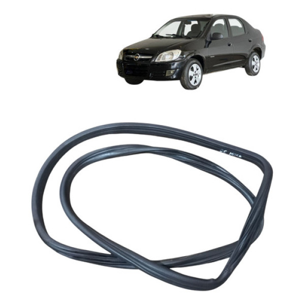 Borracha Vedacao Dianteira Prisma 2007 2012 Esquerda