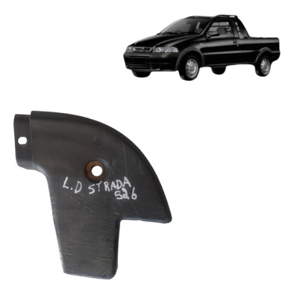 Acabamento Direito Cantoneira Caçamba Fiat Strada 2001 2005