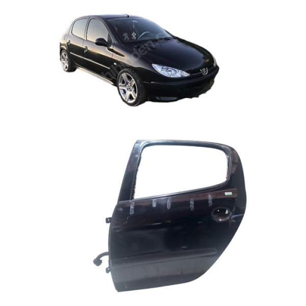 Porta Traseira Esquerda Peugeot 206 2004 A 2010