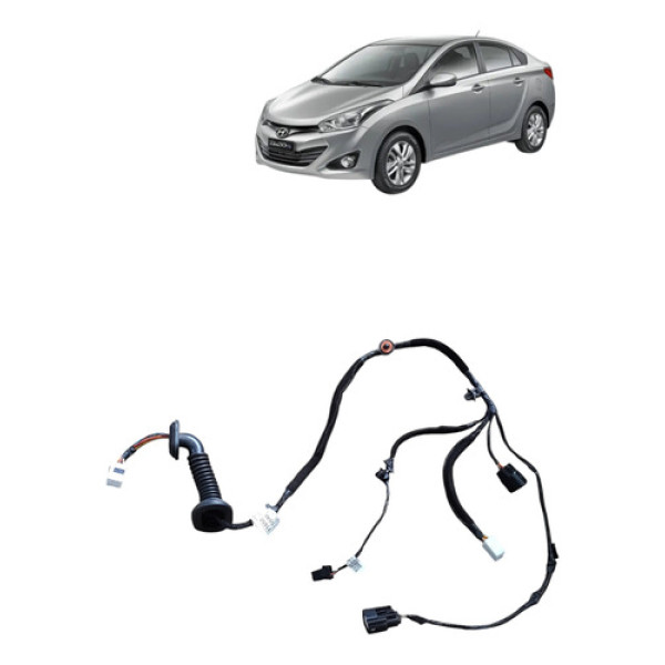 Chicote Porta Traseira Esquerda Hb20s 2013 2018 Original