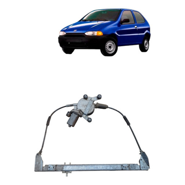 Maquina Vidro Eletrico Fiat Palio 2 Portas 1996 2000 Direito