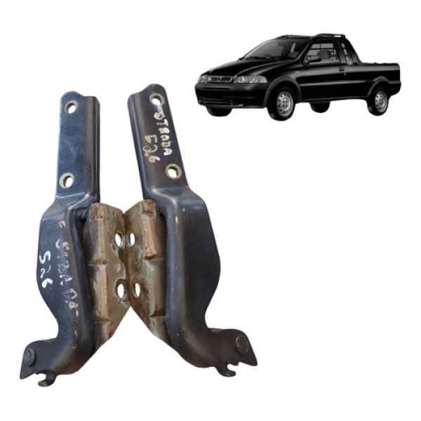 Par Dobradiça Capo Fiat Strada 2001 2005