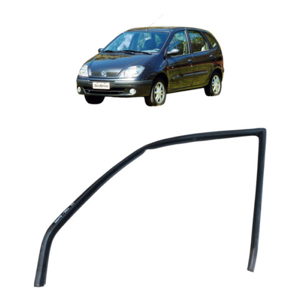 Borracha Canaleta Dianteira Scenic 2003 2009 Esquerda