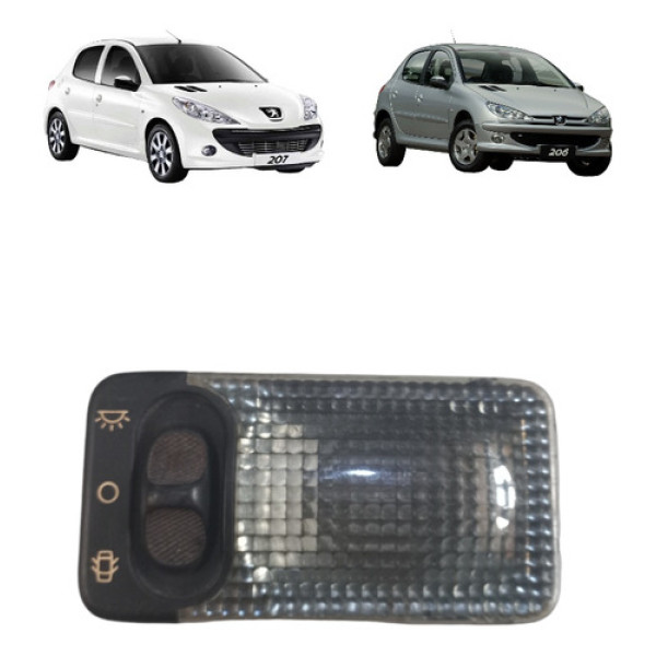 Luz Teto Peugeot 206 207 1999 A 2003