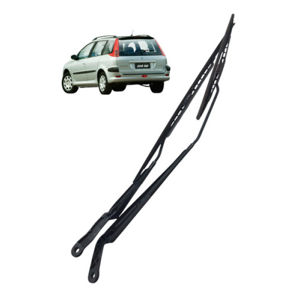 Par Haste Limpador Parabrisa Peugeot 206 Sw 2005 2008