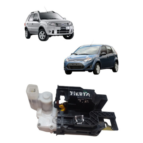 Fechadura Eletrica Porta Traseira Fiesta 2003 2012 Esquerda