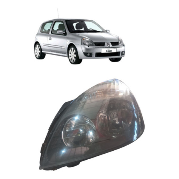 Farol Renault Clio Hatch 2003 2012 Esquerdo