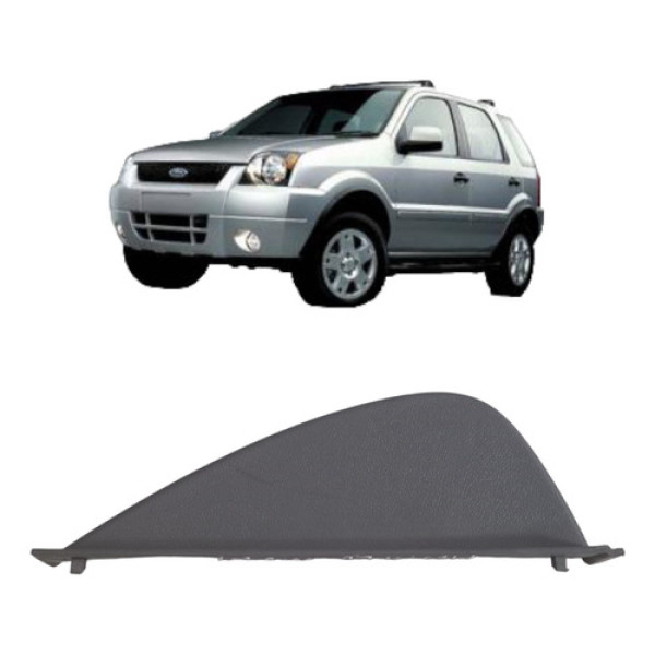 Acabamento Lateral Painel Ecosport 2003 A 2012 Esquerdo