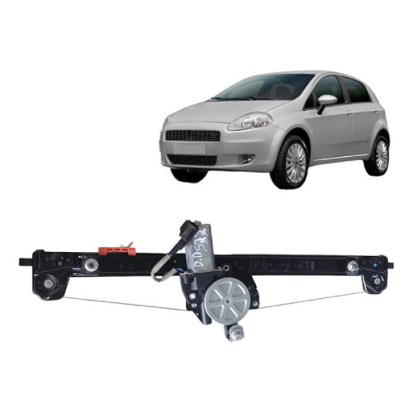 Máquina Vidro Dianteiro Direito Fiat Punto 2008 2012