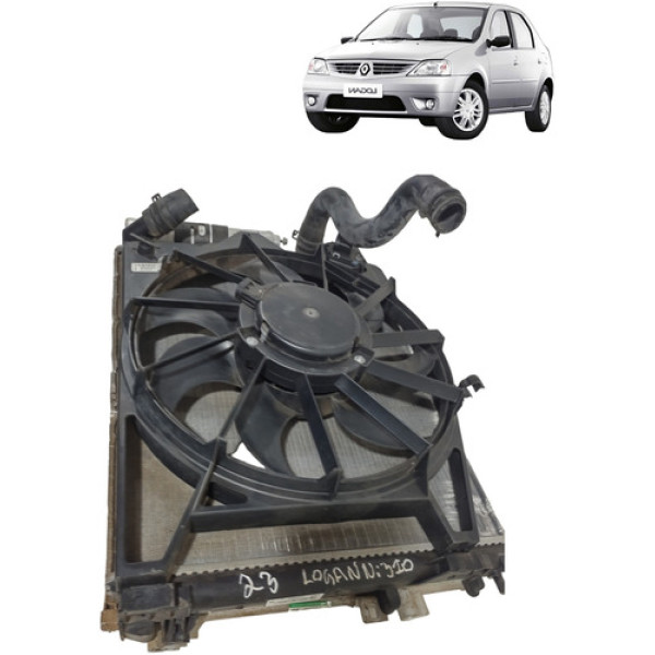 Kit Radiador Água Renault Logan 2007 A 2014