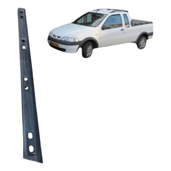 Acabamento Borda Tampa Direita Fiat Strada 2001 2005