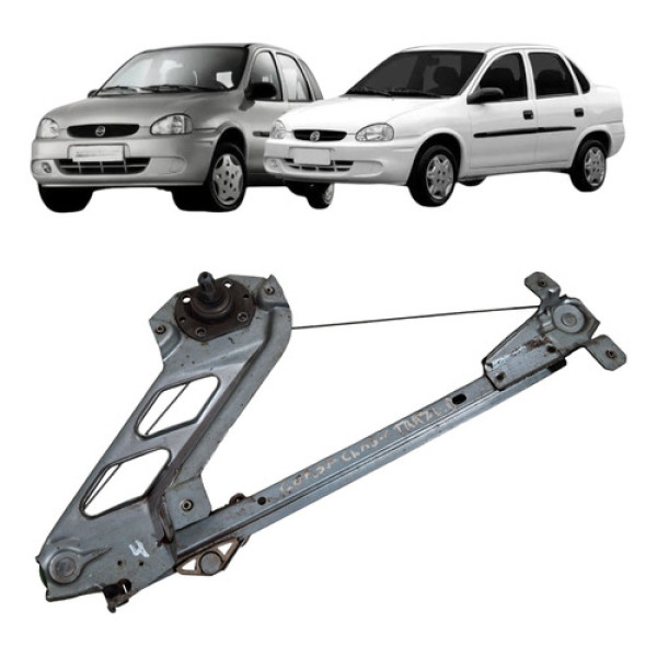 Maquina Vidro Manual Traseira Corsa 1994 2016 Direito