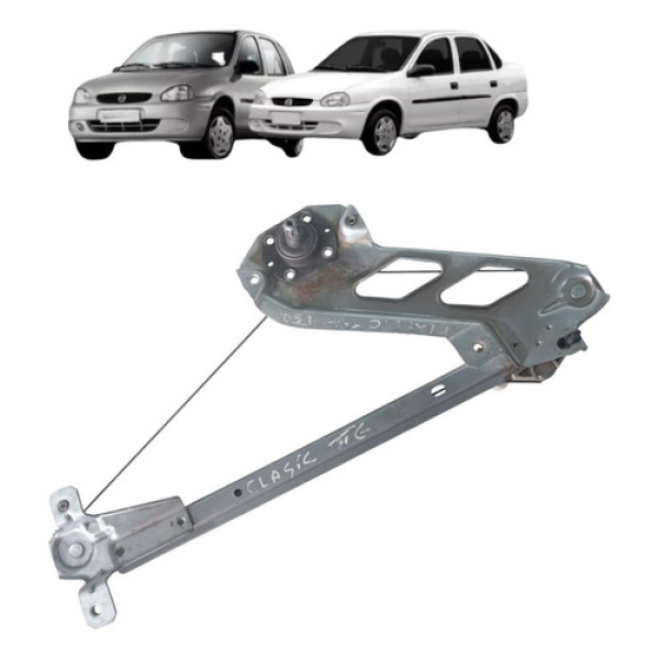 Maquina Vidro Manual Traseira Corsa 1994 2016 Esquerdo