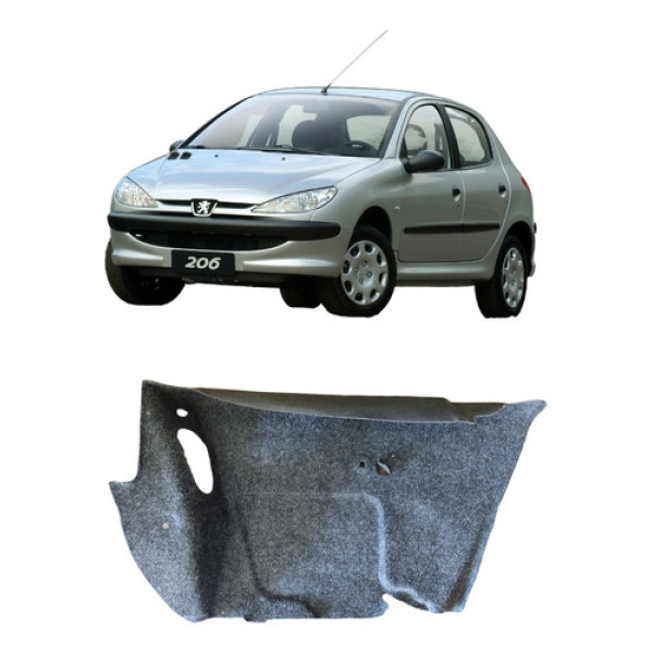 Acabamento Forro Porta Mala Direito Peugeot 206 1999 A 2008
