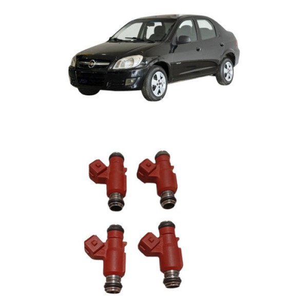 Kit 4 Bico Injetor Prisma 1.4 2006 2012